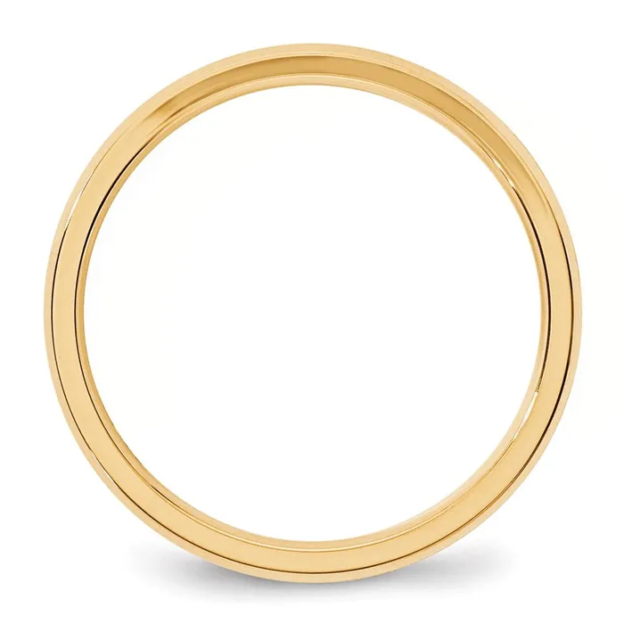 Rings Goldia Solid 14K Yellow Gold 3mm Bevel Edge Comfort Fit MensWomens Wedding Band Ring Size 75 Rings Goldia Solid 14K Yellow Gold 3mm Bevel Edge Comfort Fit MensWomens Wedding Band Ring Size 75