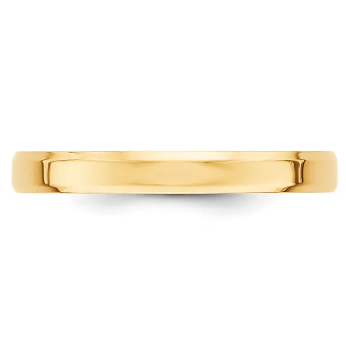 Rings Goldia Solid 14K Yellow Gold 3mm Bevel Edge Comfort Fit MensWomens Wedding Band Ring Size 75 Rings Goldia Solid 14K Yellow Gold 3mm Bevel Edge Comfort Fit MensWomens Wedding Band Ring Size 75