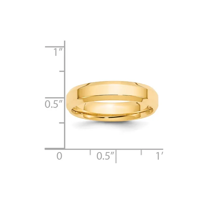 Rings Goldia Solid 14K Yellow Gold 5mm Bevel Edge Comfort Fit MensWomens Wedding Band Ring Size 14 Rings Goldia Solid 14K Yellow Gold 5mm Bevel Edge Comfort Fit MensWomens Wedding Band Ring Size 14