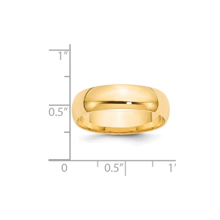 Rings Goldia Solid 14K Yellow Gold 6mm Light Weight Comfort Fit MensWomens Wedding Band Ring Size 135 Rings Goldia Solid 14K Yellow Gold 6mm Light Weight Comfort Fit MensWomens Wedding Band Ring Size 135