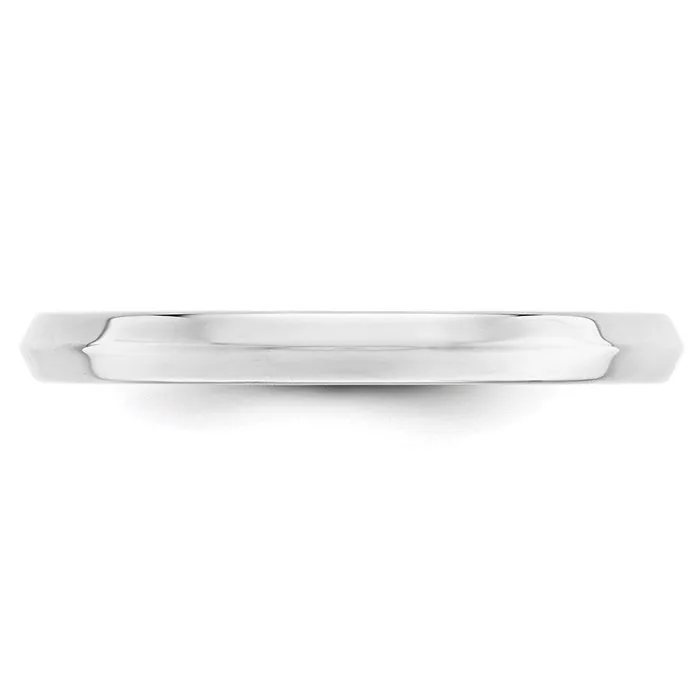 Rings Goldia Solid 18K White Gold 25mm Knife Edge Comfort Fit MensWomens Wedding Band Ring Size 95 Rings Goldia Solid 18K White Gold 25mm Knife Edge Comfort Fit MensWomens Wedding Band Ring Size 95