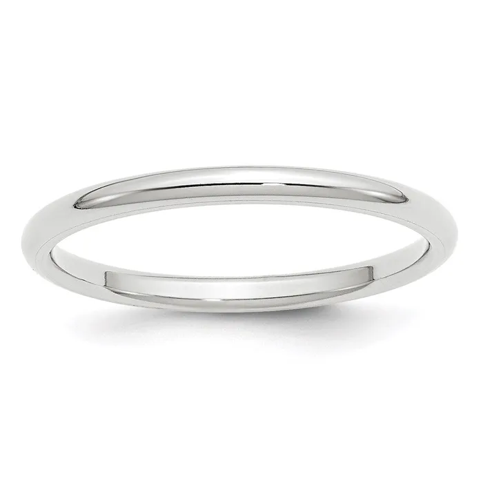 Rings Goldia Solid 18K White Gold 2mm Standard Comfort Fit MensWomens Wedding Band Ring Size 105 Rings Goldia Solid 18K White Gold 2mm Standard Comfort Fit MensWomens Wedding Band Ring Size 105