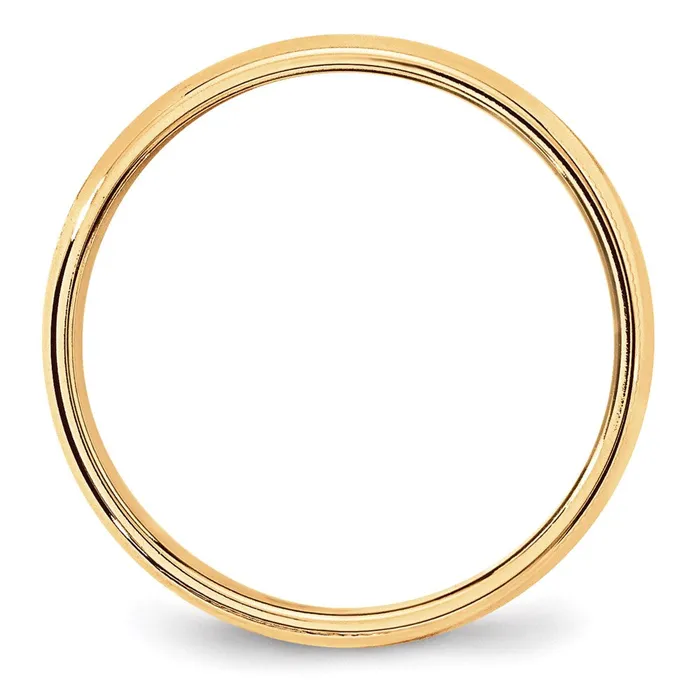 Rings Goldia Solid 18K Yellow Gold 6mm Light Weight Milgrain Half Round MensWomens Wedding Band Ring Size 13 Rings Goldia Solid 18K Yellow Gold 6mm Light Weight Milgrain Half Round MensWomens Wedding Band Ring Size 13