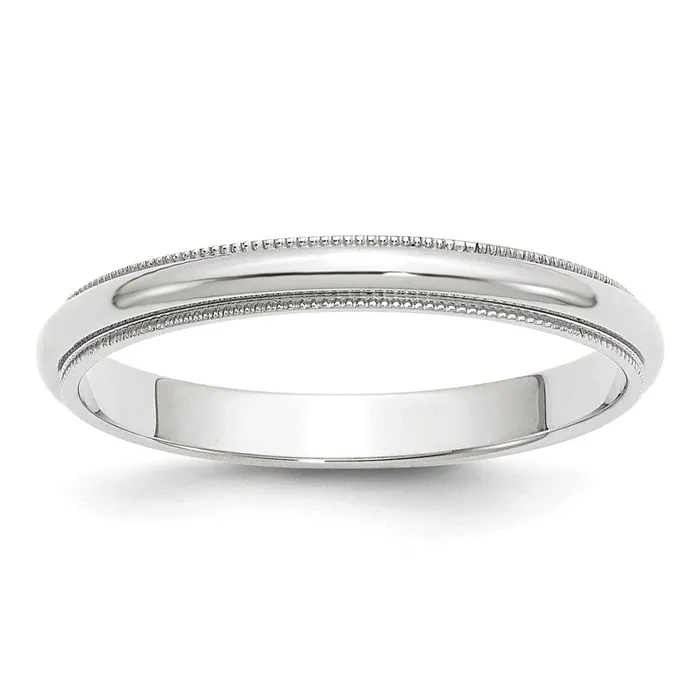 Rings Goldia Solid 18K Yellow Gold White Gold 3mm Milgrain MensWomens Wedding Band Ring Size 4 Rings Goldia Solid 18K Yellow Gold White Gold 3mm Milgrain MensWomens Wedding Band Ring Size 4