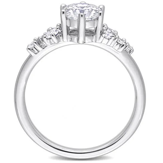 Rings Original Created Forever 1 14 CT TW Lab Created Diamond Engagement Ring in 14k White Gold JMS always