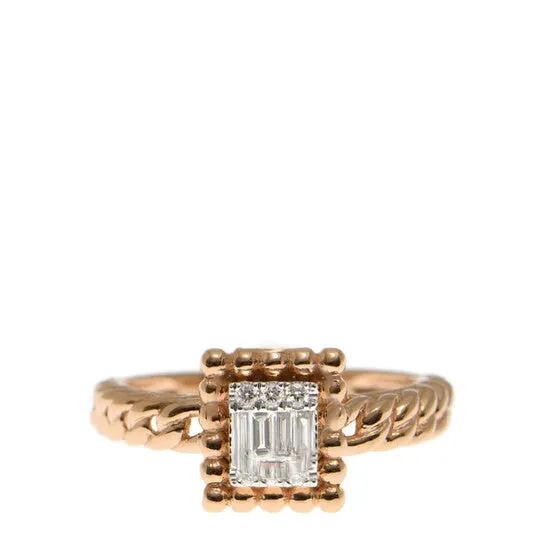 Rings Original New J Collection Fine Jewellery Ring W Diamond 6 Rddi 007 Ct4 Bagdibag 009 Ct18kr 383 Gm 18kt Rose Gold Pink Gold JMS always Rings Original New J Collection Fine Jewellery Ring W Diamond 6 Rddi 007 Ct4 Bagdibag 009 Ct18kr 383 Gm 18kt Rose Gold Pink Gold JMS always