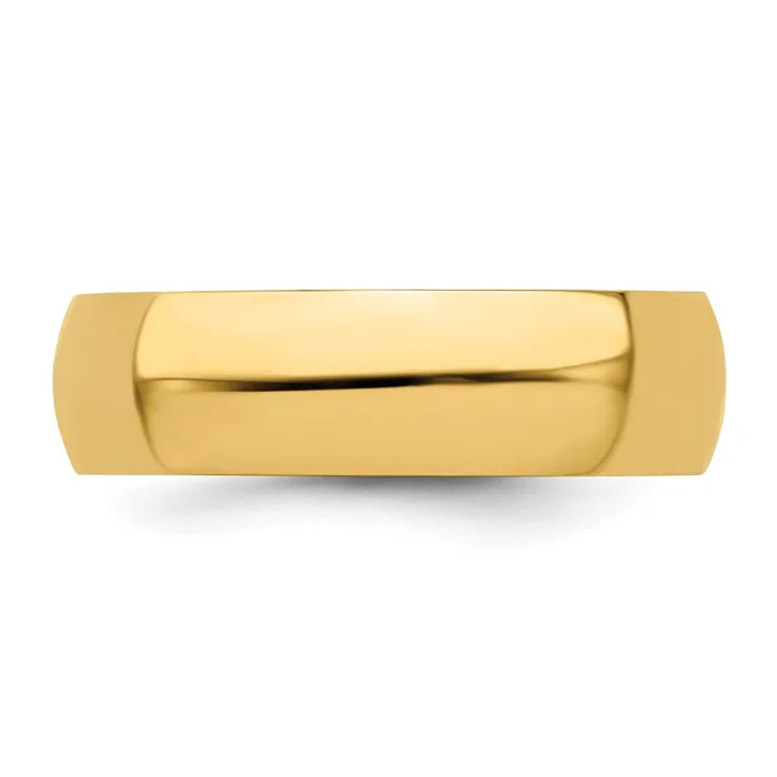 Rings Solid 10K Yellow Gold 6mm HalfRound Wedding MensWomens Wedding Band Ring Size 95 Goldia Rings Solid 10K Yellow Gold 6mm HalfRound Wedding MensWomens Wedding Band Ring Size 95 Goldia