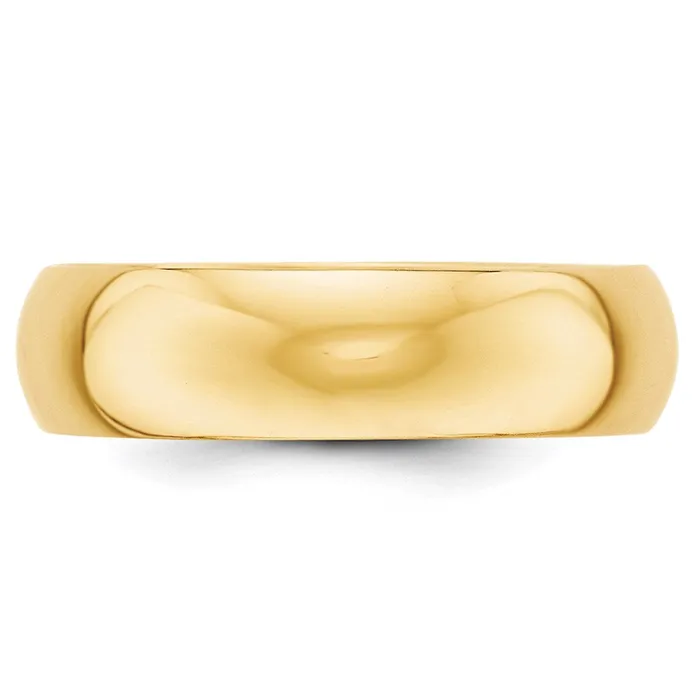 Rings Solid 10K Yellow Gold 6mm HalfRound Wedding MensWomens Wedding Band Ring Size 95 Goldia Rings Solid 10K Yellow Gold 6mm HalfRound Wedding MensWomens Wedding Band Ring Size 95 Goldia