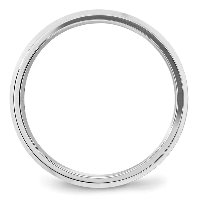 Rings Solid 18K White Gold 5mm Bevel Edge Comfort Fit MensWomens Wedding Band Ring Size 55 Goldia Rings Solid 18K White Gold 5mm Bevel Edge Comfort Fit MensWomens Wedding Band Ring Size 55 Goldia