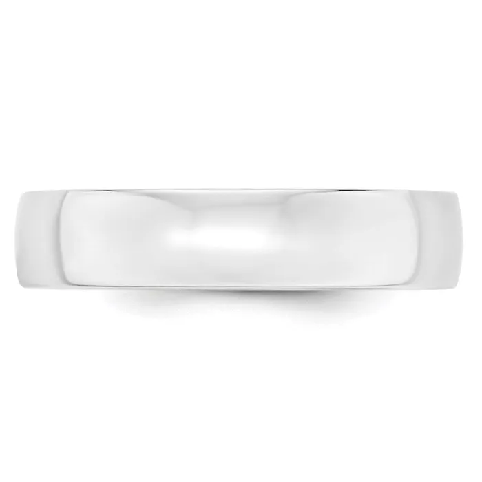 Rings Solid 18K White Gold 5mm Light Weight Comfort Fit MensWomens Wedding Band Ring Size 115 Goldia Rings Solid 18K White Gold 5mm Light Weight Comfort Fit MensWomens Wedding Band Ring Size 115 Goldia