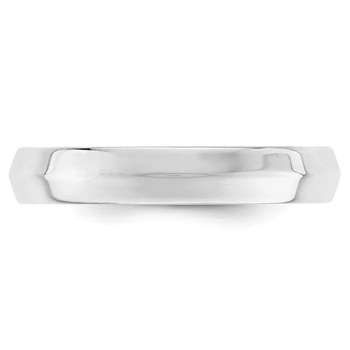 Solid 10K White Gold 4mm Knife Edge Comfort Fit MensWomens Wedding Band Ring Size 10 Goldia Rings Solid 10K White Gold 4mm Knife Edge Comfort Fit MensWomens Wedding Band Ring Size 10 Goldia Rings