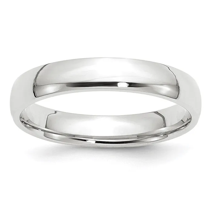 Solid 10K White Gold 4mm Light Weight Comfort Fit MensWomens Wedding Band Ring Size 13 Goldia Rings Solid 10K White Gold 4mm Light Weight Comfort Fit MensWomens Wedding Band Ring Size 13 Goldia Rings