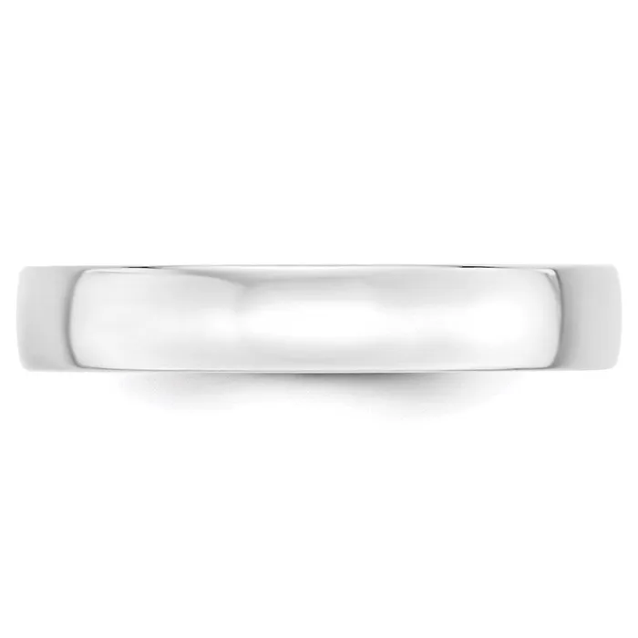 Solid 10K White Gold 4mm Light Weight Comfort Fit MensWomens Wedding Band Ring Size 13 Goldia Rings Solid 10K White Gold 4mm Light Weight Comfort Fit MensWomens Wedding Band Ring Size 13 Goldia Rings