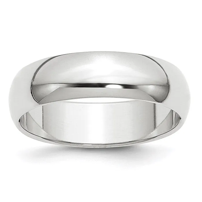 Solid 10K Yellow Gold White Gold 6mm HalfRound MensWomens Wedding Band Ring Size 115 Goldia Rings Solid 10K Yellow Gold White Gold 6mm HalfRound MensWomens Wedding Band Ring Size 115 Goldia Rings