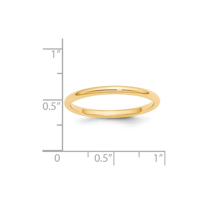 Solid 14K Yellow Gold 2mm Standard Comfort Fit MensWomens Wedding Band Ring Size 115 Goldia Rings Solid 14K Yellow Gold 2mm Standard Comfort Fit MensWomens Wedding Band Ring Size 115 Goldia Rings
