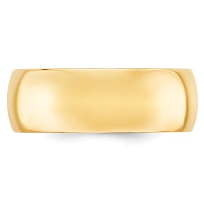 Solid 14K Yellow Gold 8mm Comfort Fit MensWomens Wedding Band Ring Size 12 Goldia Rings Solid 14K Yellow Gold 8mm Comfort Fit MensWomens Wedding Band Ring Size 12 Goldia Rings