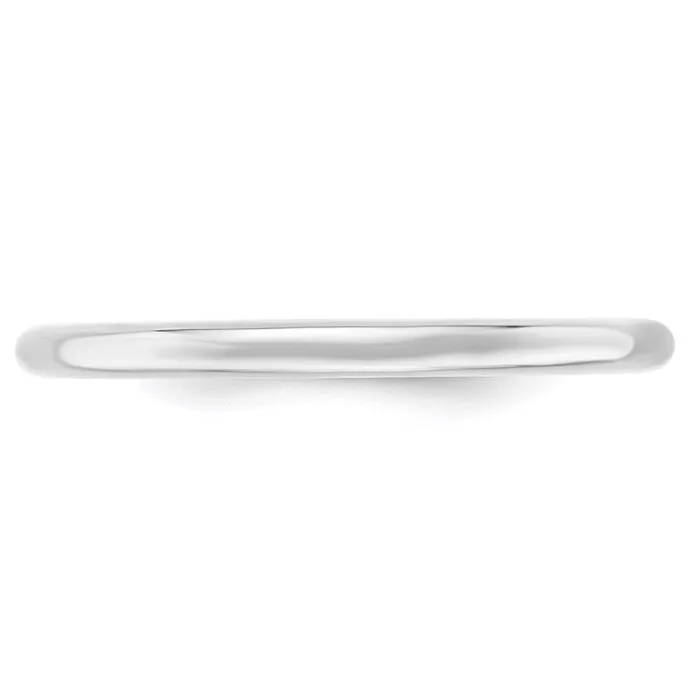 Solid 18K White Gold 2mm Standard Comfort Fit MensWomens Wedding Band Ring Size 6 Goldia Rings Solid 18K White Gold 2mm Standard Comfort Fit MensWomens Wedding Band Ring Size 6 Goldia Rings