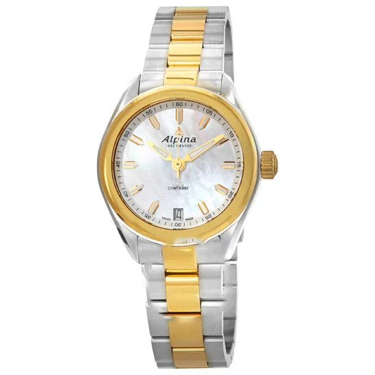 Watches JMS always Original Alpina Comtesse Quartz Mother of Pearl Dial Ladies Watch AL240MPW2C3B Watches JMS always Original Alpina Comtesse Quartz Mother of Pearl Dial Ladies Watch AL240MPW2C3B