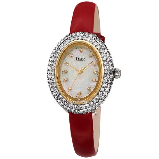 Watches JMS always Original Burgi Crystal White Dial Brown Leather Ladies Watch BUR234RD Watches JMS always Original Burgi Crystal White Dial Brown Leather Ladies Watch BUR234RD