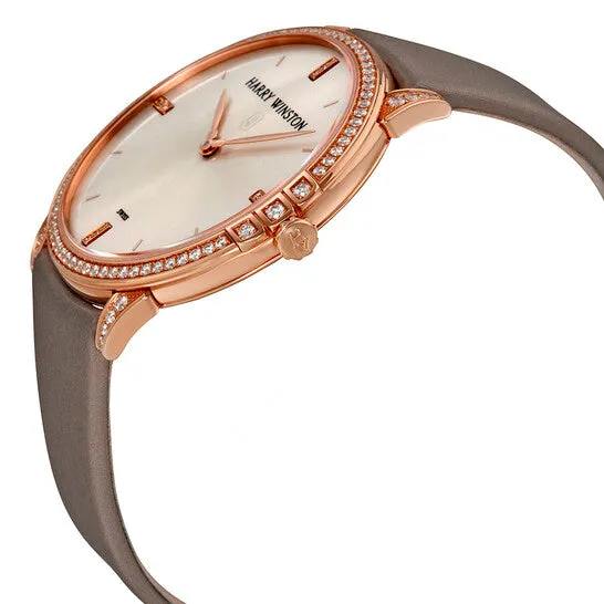 Watches JMS always Original Harry Winston Midnight Champagne Sunray Dial 18kt Rose Gold Diamond Satin Ladies Watch MIDQHM39RR002 Watches JMS always Original Harry Winston Midnight Champagne Sunray Dial 18kt Rose Gold Diamond Satin Ladies Watch MIDQHM39RR002