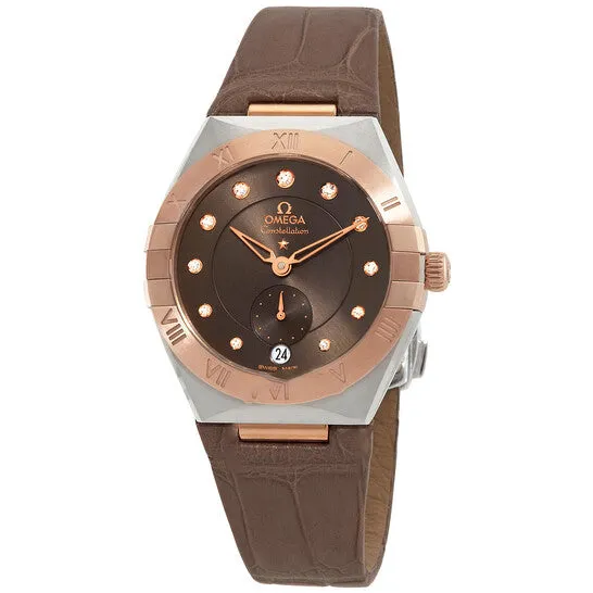 Watches JMS always Original Omega Constellation Automatic Chronometer Diamond Brown Dial Ladies Watch 13123342063001 Watches JMS always Original Omega Constellation Automatic Chronometer Diamond Brown Dial Ladies Watch 13123342063001