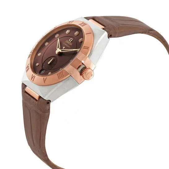 Watches JMS always Original Omega Constellation Automatic Chronometer Diamond Brown Dial Ladies Watch 13123342063001 Watches JMS always Original Omega Constellation Automatic Chronometer Diamond Brown Dial Ladies Watch 13123342063001