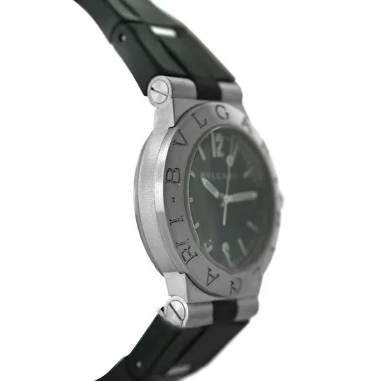 Watches JMS always Original Preowned Bvlgari Diagono Quartz Black Dial Ladies Watch LCV29S Watches JMS always Original Preowned Bvlgari Diagono Quartz Black Dial Ladies Watch LCV29S