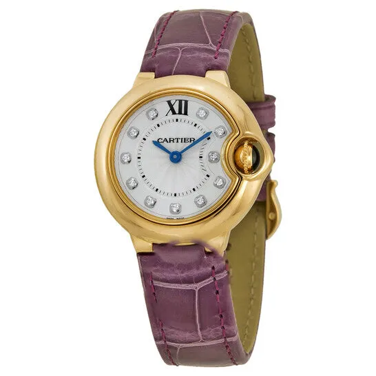 Watches JMS always Original Preowned Cartier Ballon Bleu de Cartier Diamond Silver Dial Ladies Watch WE902050 Watches JMS always Original Preowned Cartier Ballon Bleu de Cartier Diamond Silver Dial Ladies Watch WE902050