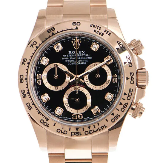 Watches JMS always Original Rolex Cosmograph Daytona Automatic Diamond Black Dial Watch 116505BKDO Watches JMS always Original Rolex Cosmograph Daytona Automatic Diamond Black Dial Watch 116505BKDO