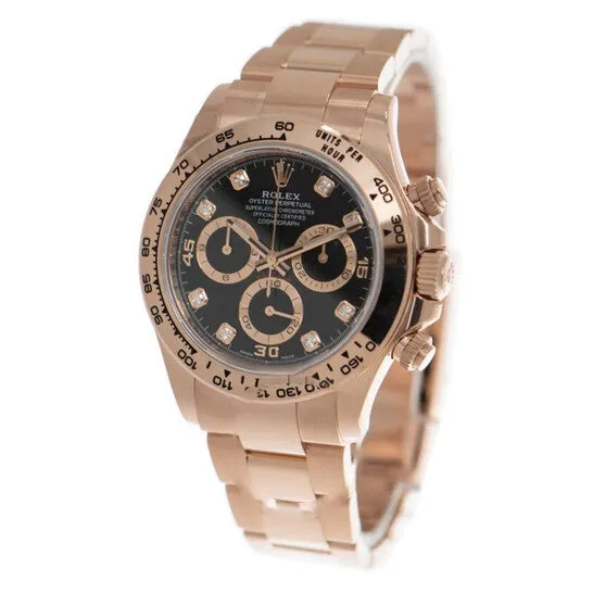 Watches JMS always Original Rolex Cosmograph Daytona Automatic Diamond Black Dial Watch 116505BKDO Watches JMS always Original Rolex Cosmograph Daytona Automatic Diamond Black Dial Watch 116505BKDO
