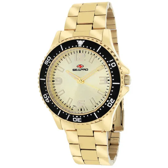 Watches JMS always Original Seapro Tideway Quartz Gold Dial Ladies Watch SP5413 Watches JMS always Original Seapro Tideway Quartz Gold Dial Ladies Watch SP5413