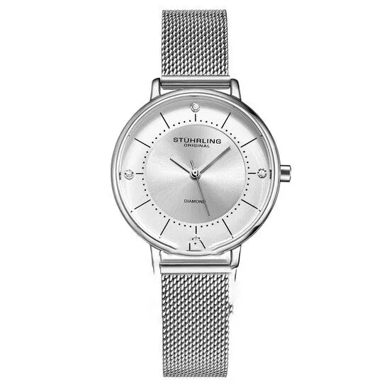 Watches JMS always Original Stuhrling Original Symphony Quartz Silver Dial Ladies Watch M16779 Watches JMS always Original Stuhrling Original Symphony Quartz Silver Dial Ladies Watch M16779