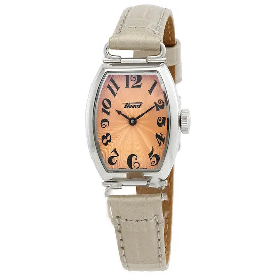 Watches JMS always Original Tissot Heritage Quartz Orange Dial Ladies Watch T1281091628200 Watches JMS always Original Tissot Heritage Quartz Orange Dial Ladies Watch T1281091628200