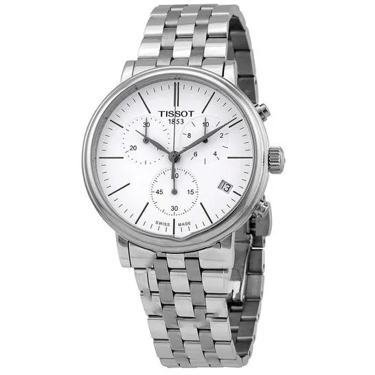 Watches JMS always Original Tissot TClassic Carson Premium Chronograph Quartz White Dial Watch T1224171101100 Watches JMS always Original Tissot TClassic Carson Premium Chronograph Quartz White Dial Watch T1224171101100