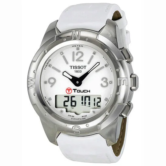 Watches JMS always Original Tissot TTouch II MultiFunction White Dial Titanium Watch T0472204601600 Watches JMS always Original Tissot TTouch II MultiFunction White Dial Titanium Watch T0472204601600