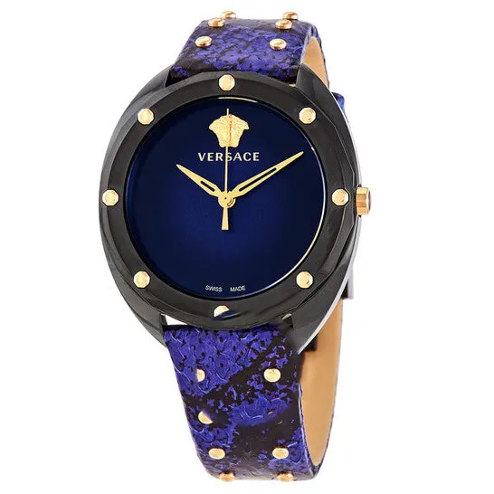 Watches JMS always Original Versace Shadov Quartz Black Dial Ladies Watch VEBM00418