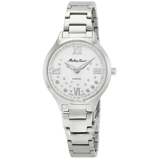 Watches Original MatheyTissot Nicole Diamond Quartz Silver Dial Ladies Watch D985SAI JMS always Watches Original MatheyTissot Nicole Diamond Quartz Silver Dial Ladies Watch D985SAI JMS always
